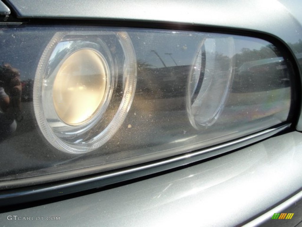 2003 5 Series 530i Sedan - Slate Green Metallic / Grey photo #8