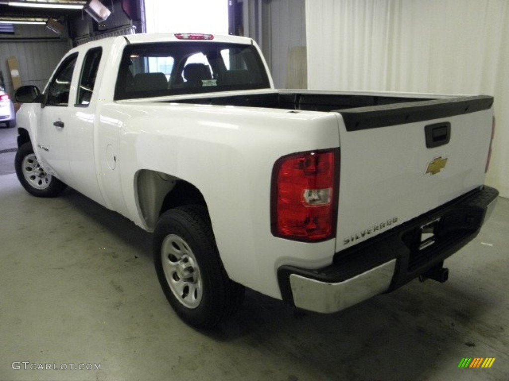 2008 Silverado 1500 Work Truck Extended Cab - Summit White / Dark Titanium photo #11