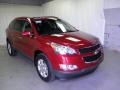 2012 Crystal Red Tintcoat Chevrolet Traverse LT  photo #1