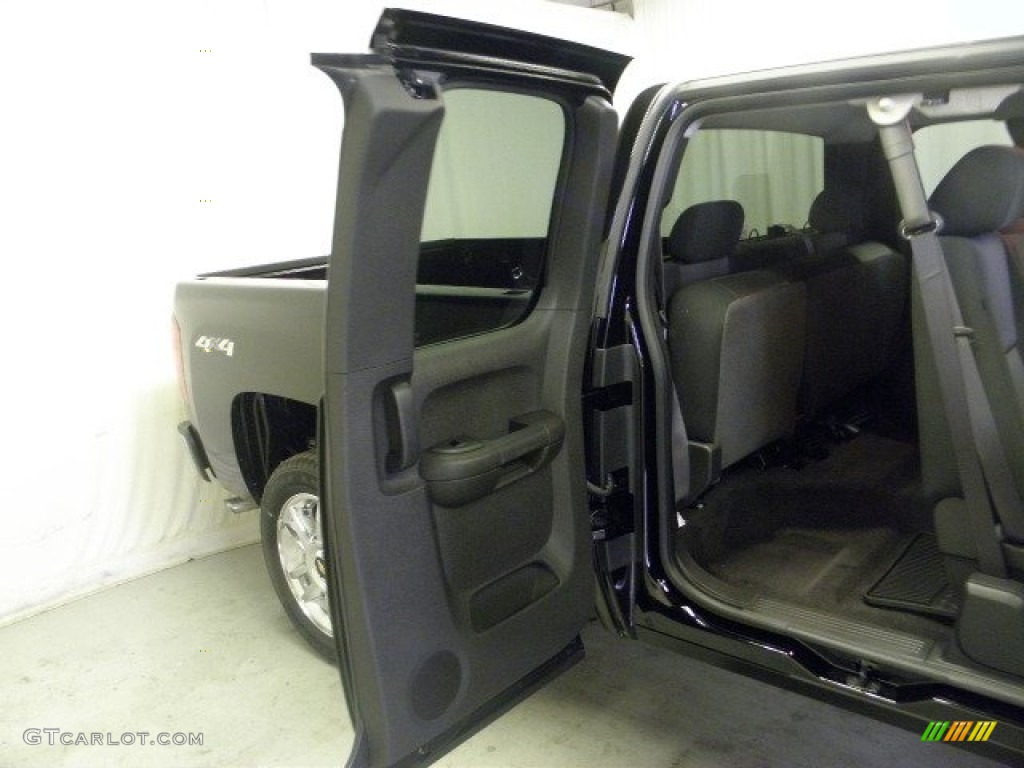 2012 Silverado 1500 LT Extended Cab 4x4 - Black / Ebony photo #9