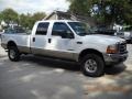 2000 Oxford White Ford F350 Super Duty Lariat Crew Cab 4x4  photo #9