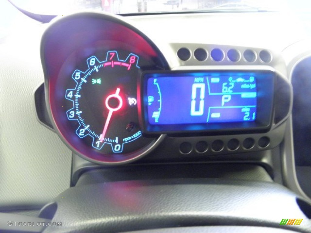 2012 Chevrolet Sonic LT Sedan Gauges Photo #54789054