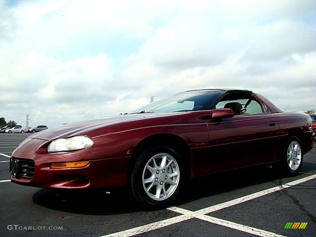 2000 Camaro Coupe - Monterey Maroon Metallic / Ebony photo #3