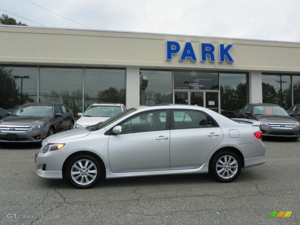 2010 Corolla S - Classic Silver Metallic / Dark Charcoal photo #21