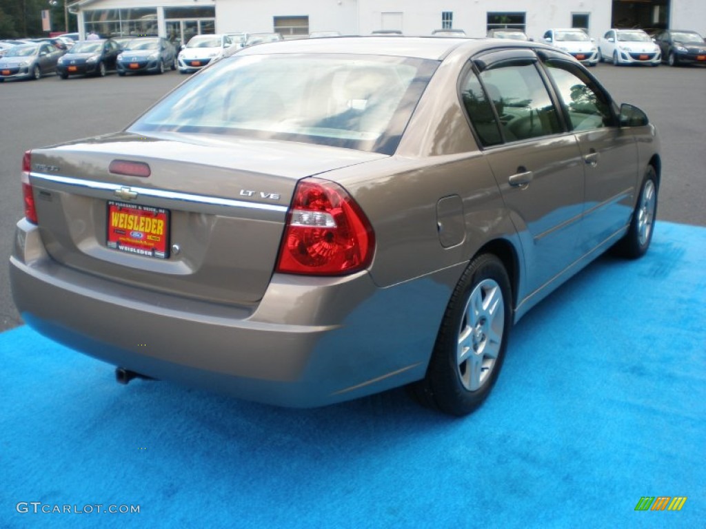 2007 Malibu LT Sedan - Amber Bronze Metallic / Titanium Gray photo #6