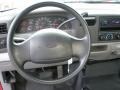 Medium Graphite 2000 Ford F250 Super Duty XL Regular Cab 4x4 Steering Wheel