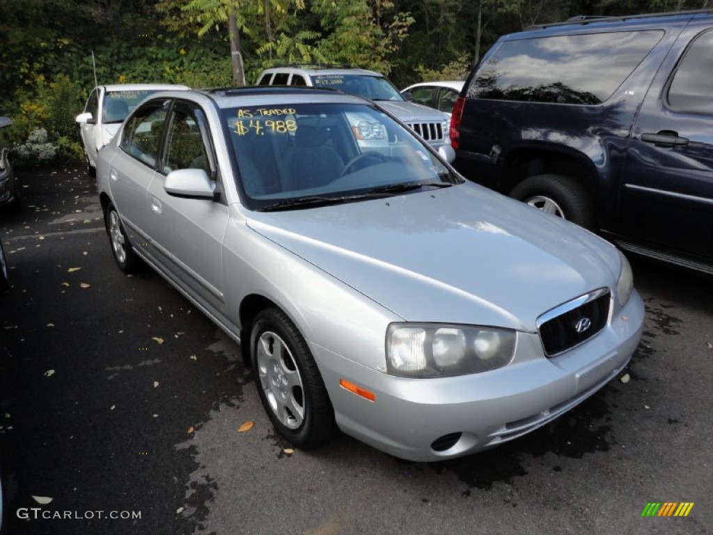 2001 Elantra GLS - Pewter / Gray photo #1