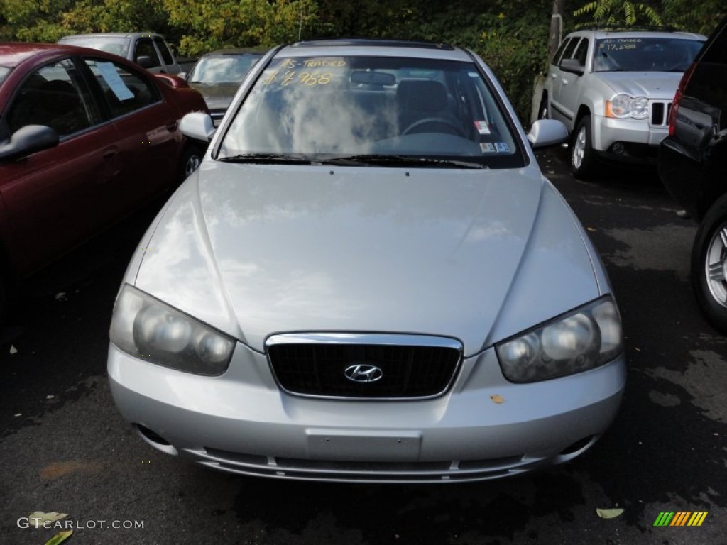 2001 Elantra GLS - Pewter / Gray photo #2