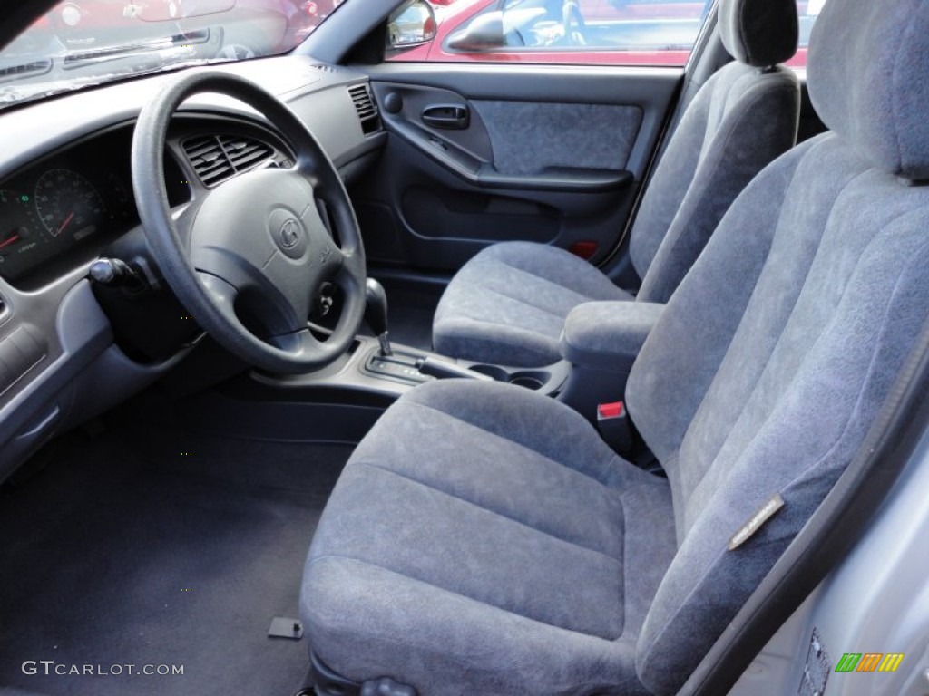 2001 Elantra GLS - Pewter / Gray photo #8