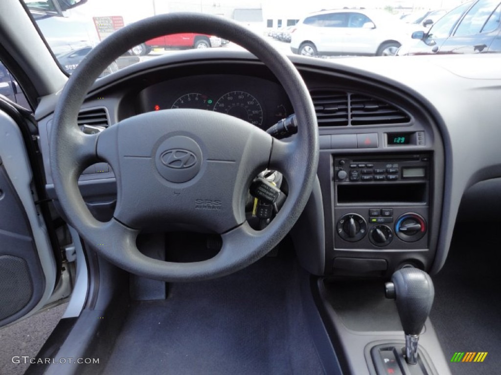 2001 Elantra GLS - Pewter / Gray photo #10