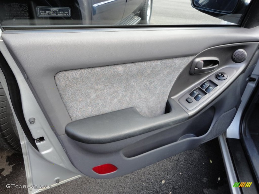 2001 Elantra GLS - Pewter / Gray photo #11