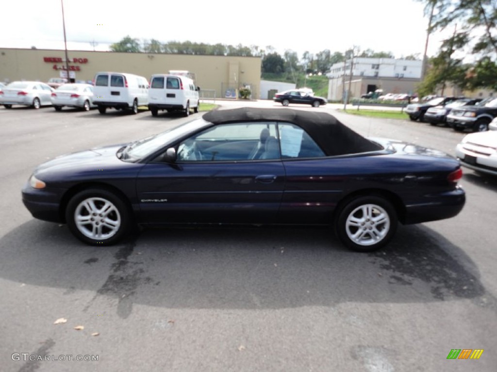 1997 Sebring JXi Convertible - Deep Amethyst Pearl / Gray photo #4