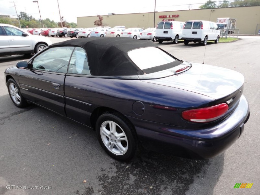 1997 Sebring JXi Convertible - Deep Amethyst Pearl / Gray photo #5