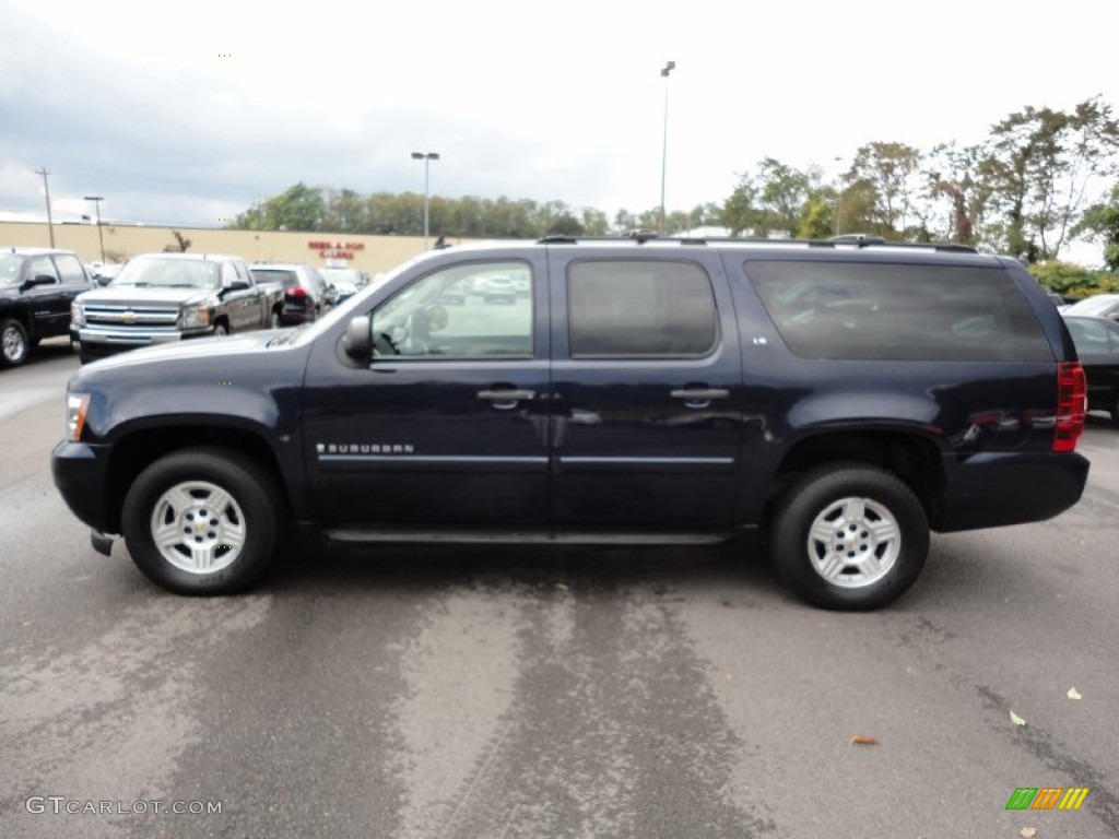 Dark Blue Metallic 2007 Chevrolet Suburban 1500 LS 4x4 Exterior Photo #54791241