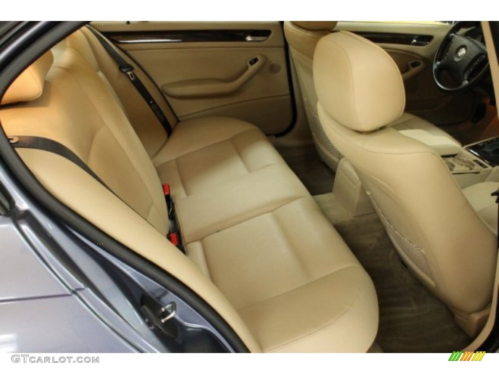 2001 3 Series 325xi Sedan - Steel Grey Metallic / Sand photo #13