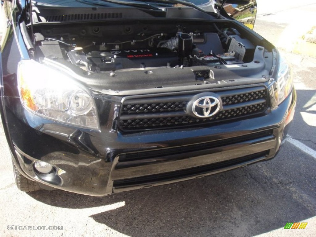 2008 RAV4 Sport 4WD - Black / Dark Charcoal photo #13