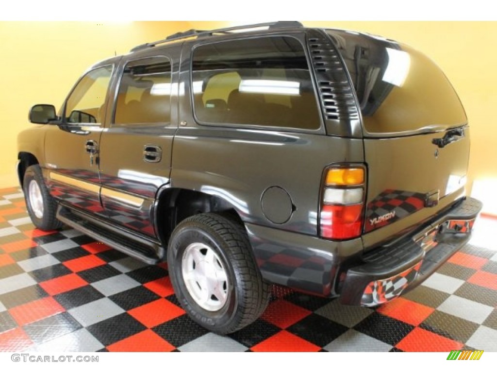 2005 Yukon SLT 4x4 - Carbon Metallic / Pewter/Dark Pewter photo #3