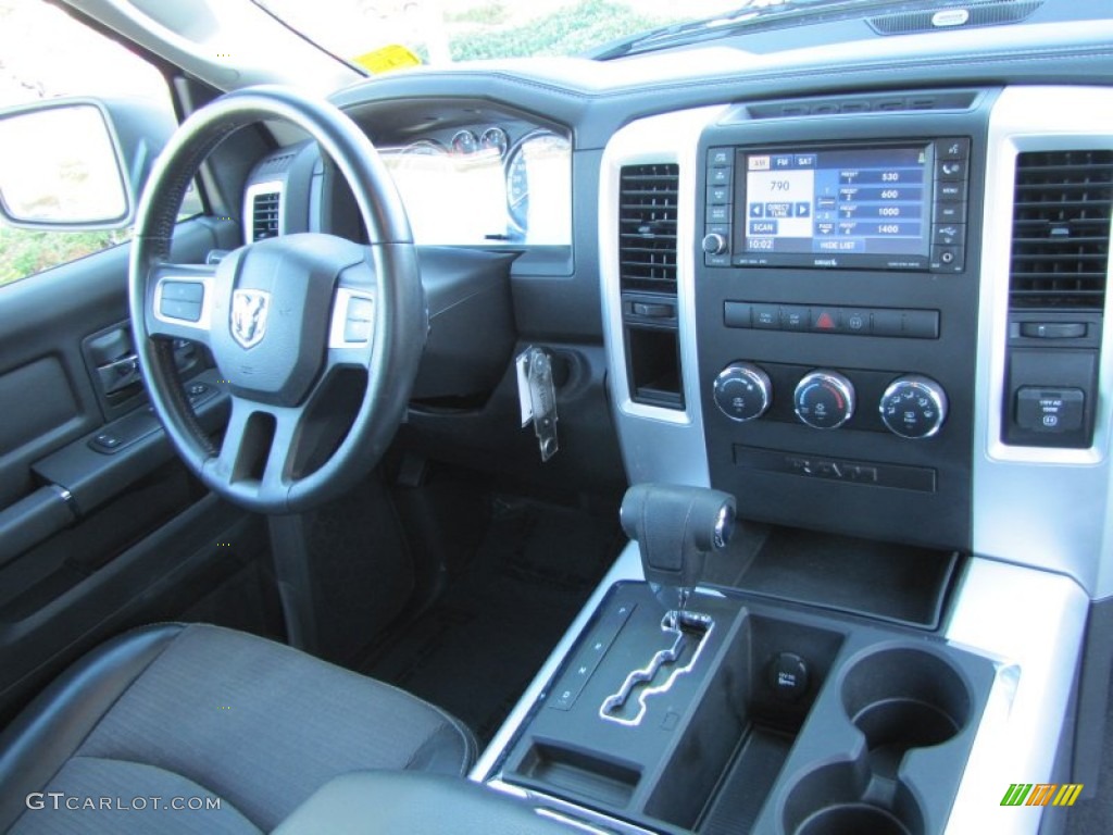 2010 Dodge Ram 1500 R/T Regular Cab Dark Slate Gray Dashboard Photo #54793528