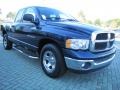 2004 Patriot Blue Pearl Dodge Ram 1500 SLT Quad Cab  photo #7