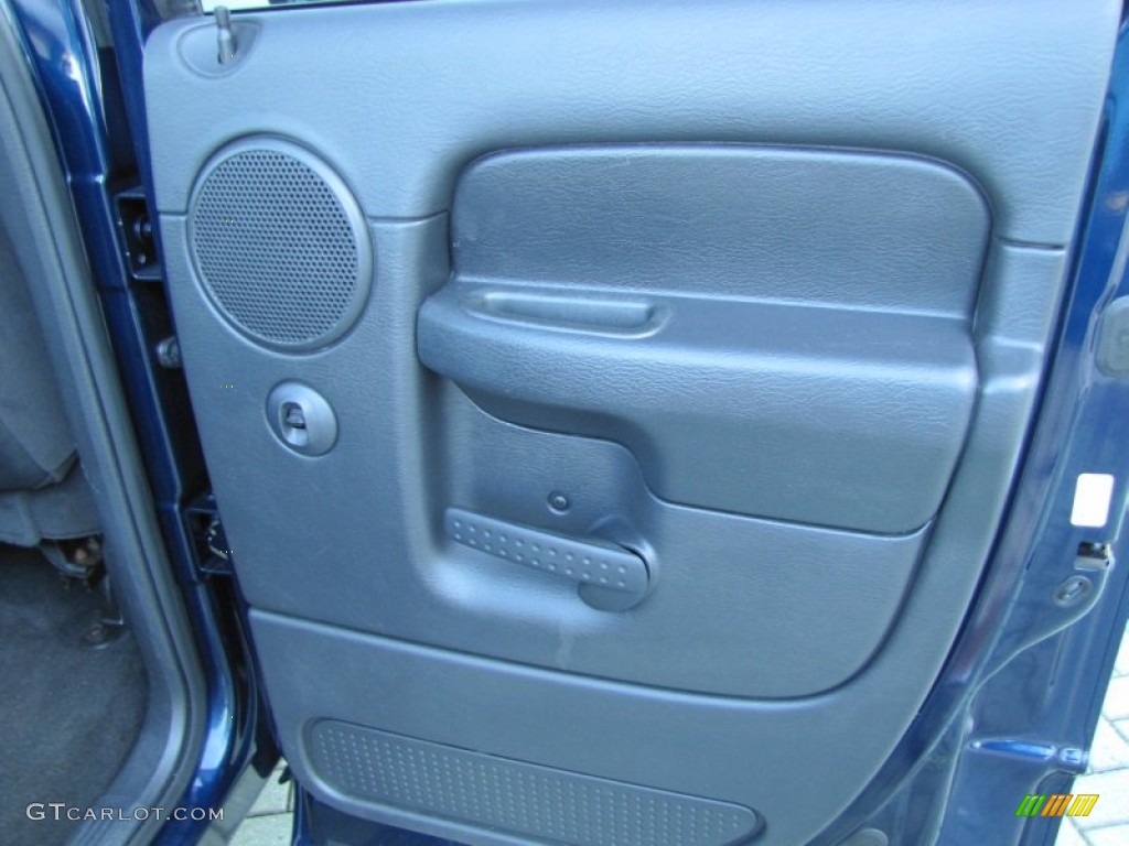 2004 Ram 1500 SLT Quad Cab - Patriot Blue Pearl / Dark Slate Gray photo #19