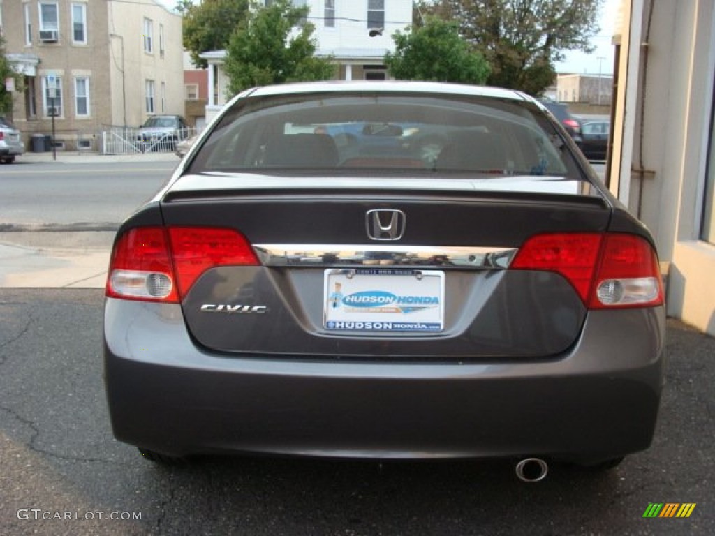 2011 Civic LX-S Sedan - Polished Metal Metallic / Black photo #5