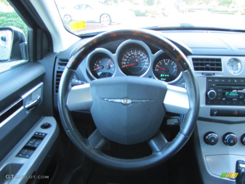 2010 Sebring Limited Sedan - Silver Steel Metallic / Dark Slate Gray photo #22