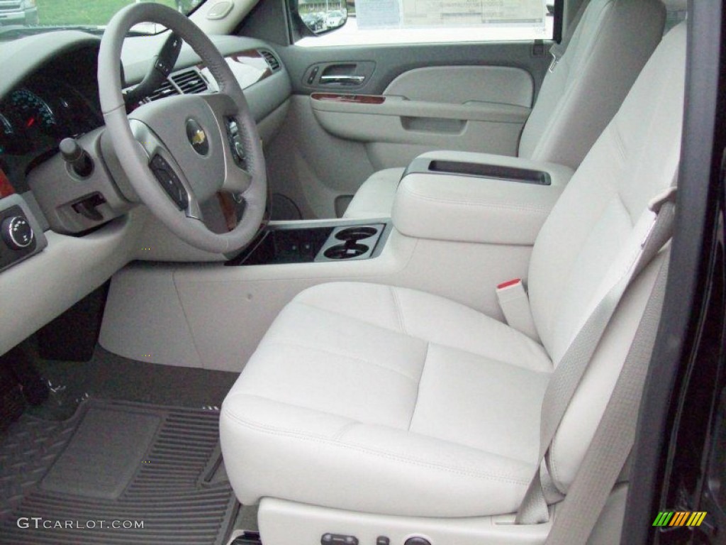 Light Titanium/Dark Titanium Interior 2012 Chevrolet Silverado 1500 LTZ Extended Cab 4x4 Photo #54795034