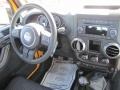 Black 2012 Jeep Wrangler Sport 4x4 Dashboard