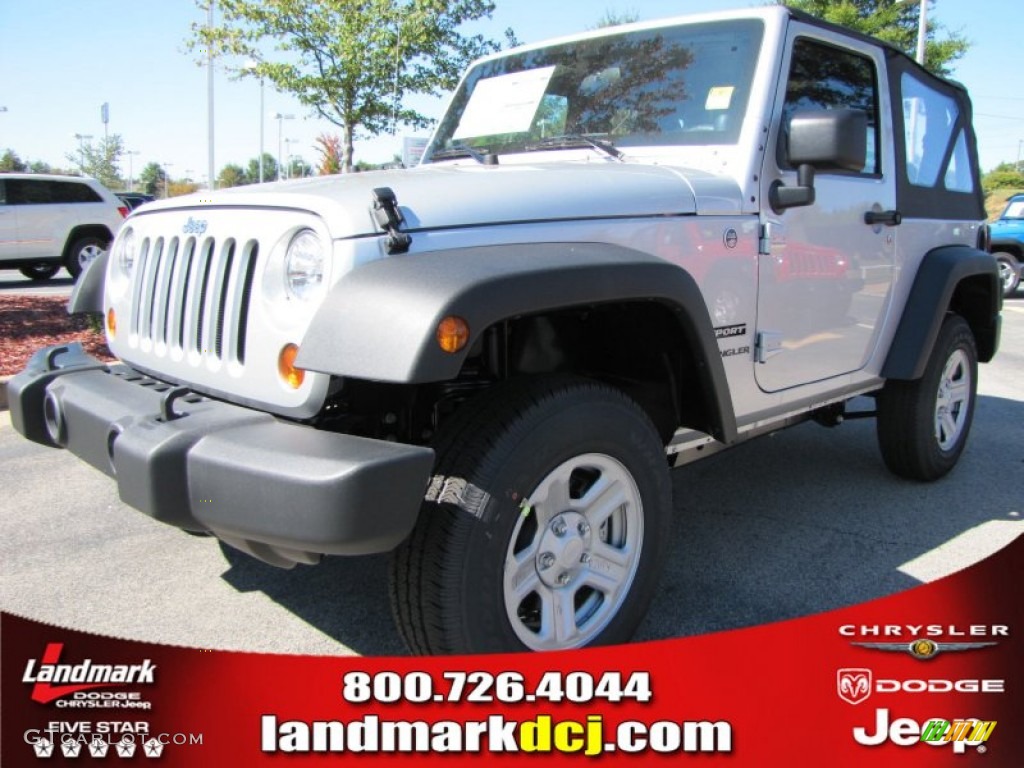 Bright Silver Metallic Jeep Wrangler