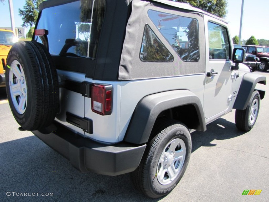 2012 Wrangler Sport 4x4 - Bright Silver Metallic / Black photo #3