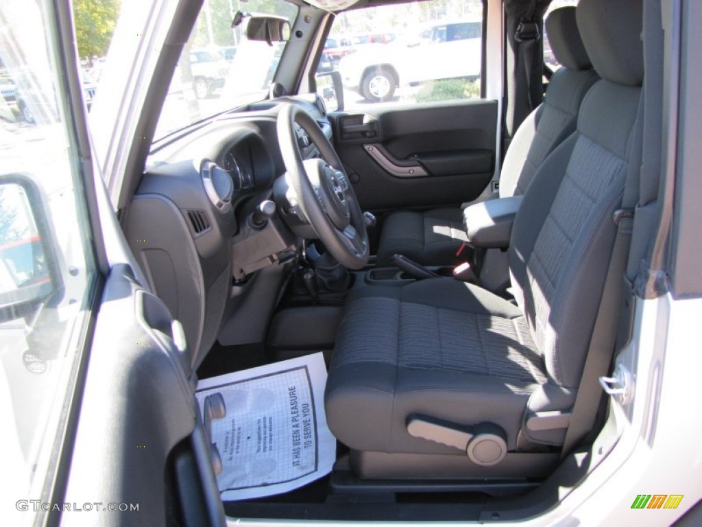 2012 Wrangler Sport 4x4 - Bright Silver Metallic / Black photo #7