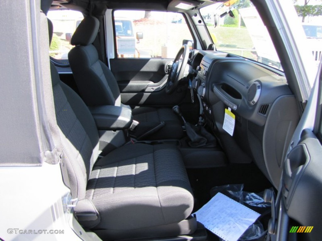 2012 Wrangler Sport 4x4 - Bright Silver Metallic / Black photo #9