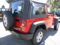 2012 Flame Red Jeep Wrangler Sport 4x4  photo #3