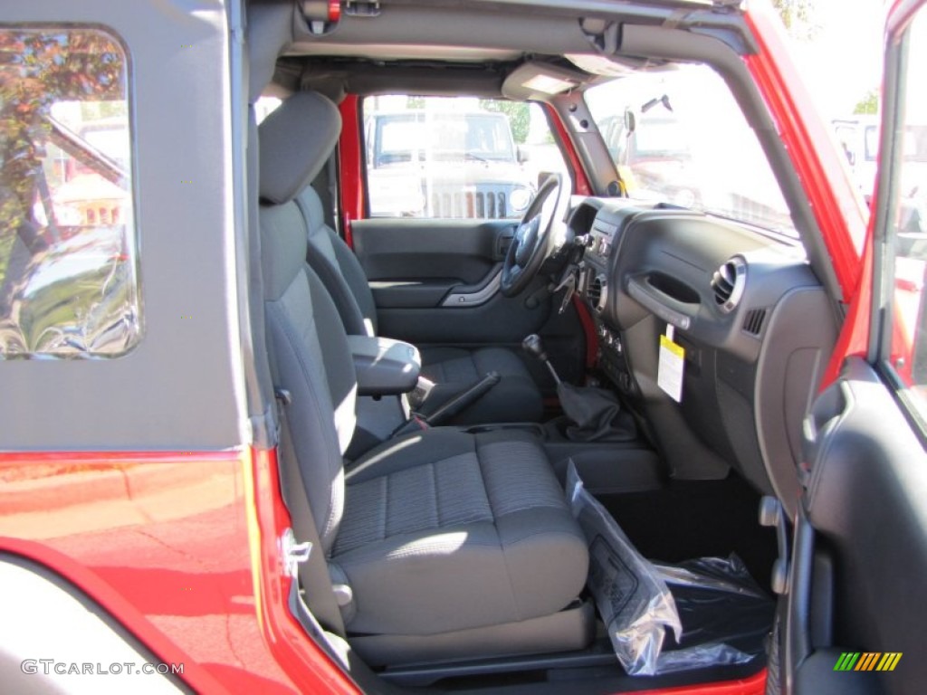 2012 Wrangler Sport 4x4 - Flame Red / Black photo #9