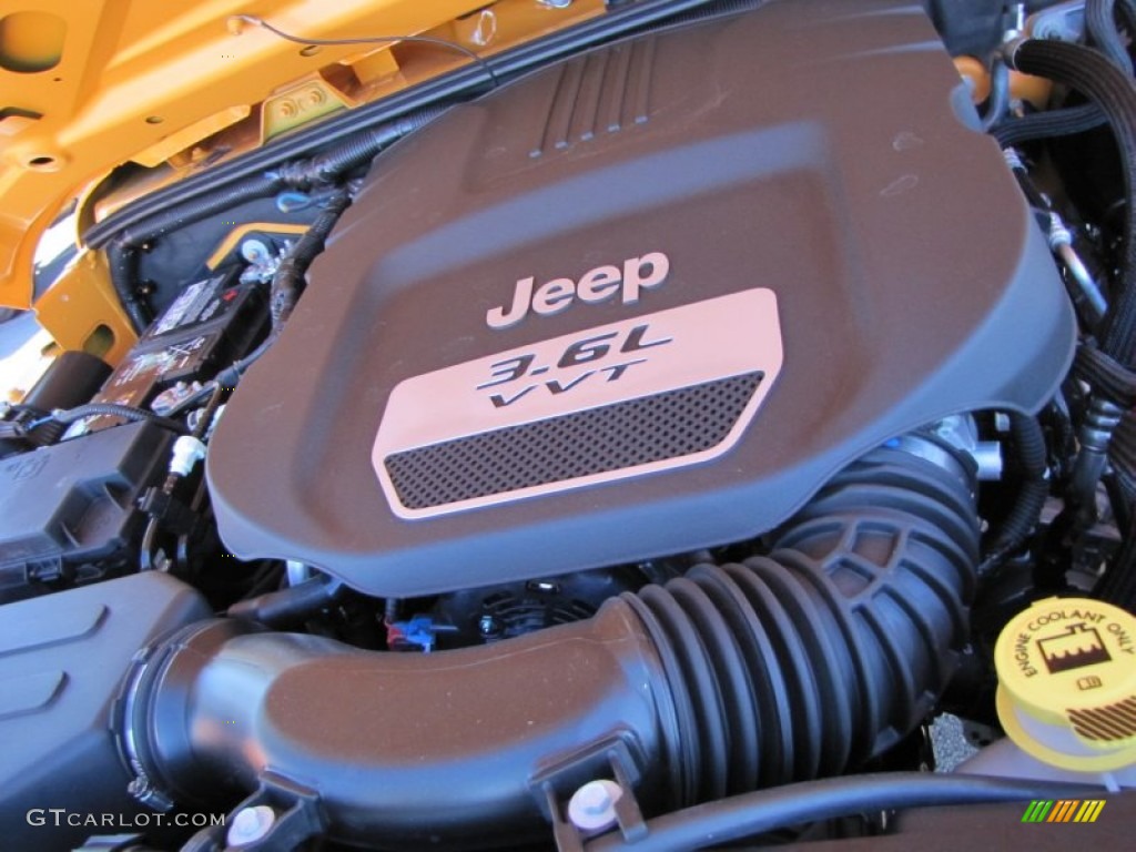 2012 Jeep Wrangler Sport S 4x4 3.6 Liter DOHC 24-Valve VVT Pentastar V6 Engine Photo #54795879