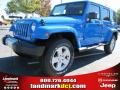 Cosmos Blue - Wrangler Unlimited Sahara 4x4 Photo No. 1