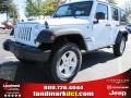 2012 Bright White Jeep Wrangler Unlimited Sport S 4x4  photo #1