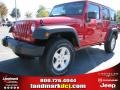 Flame Red - Wrangler Unlimited Sport S 4x4 Photo No. 1