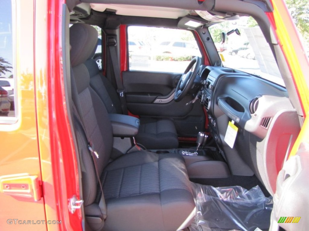 2012 Wrangler Unlimited Sport S 4x4 - Flame Red / Black photo #10