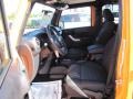 2012 Dozer Yellow Jeep Wrangler Unlimited Sahara 4x4  photo #8