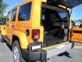 2012 Dozer Yellow Jeep Wrangler Unlimited Sahara 4x4  photo #10