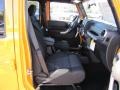 2012 Dozer Yellow Jeep Wrangler Unlimited Sahara 4x4  photo #11