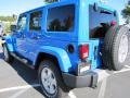 2012 Cosmos Blue Jeep Wrangler Unlimited Sahara 4x4  photo #3