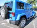 2012 Cosmos Blue Jeep Wrangler Unlimited Sahara 4x4  photo #4