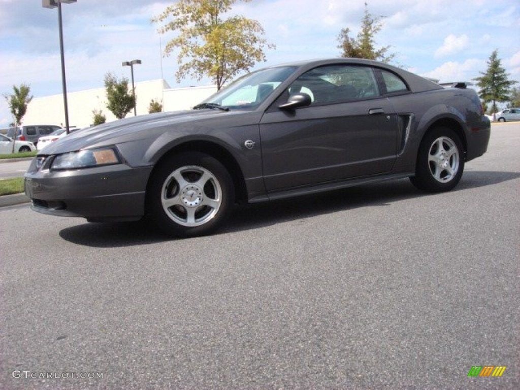 2004 Mustang V6 Coupe - Dark Shadow Grey Metallic / Medium Graphite photo #2