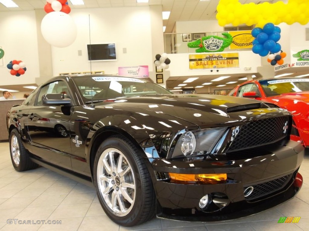 Black 2009 Ford Mustang Shelby GT500KR Coupe Exterior Photo #54798469