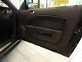 Black/Black 2009 Ford Mustang Shelby GT500KR Coupe Door Panel
