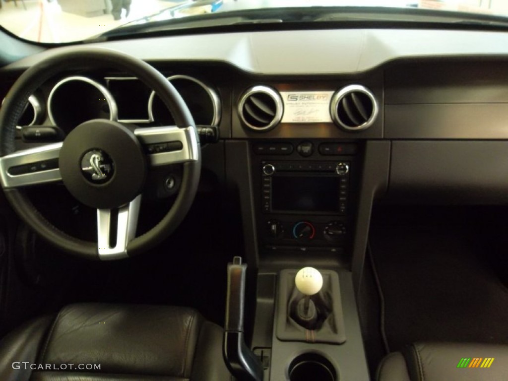 2009 Ford Mustang Shelby GT500KR Coupe Black/Black Dashboard Photo #54798655