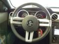 Black/Black 2009 Ford Mustang Shelby GT500KR Coupe Steering Wheel