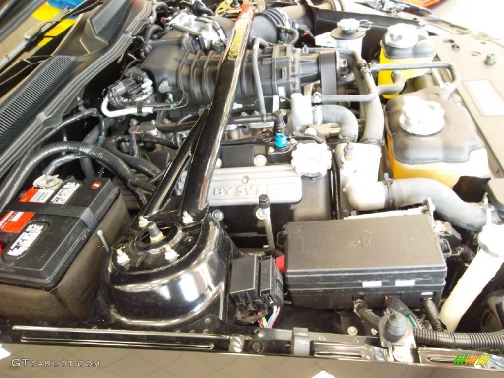 2009 Ford Mustang Shelby GT500KR Coupe 5.4 Liter KR Supercharged DOHC 32-Valve V8 Engine Photo #54798709